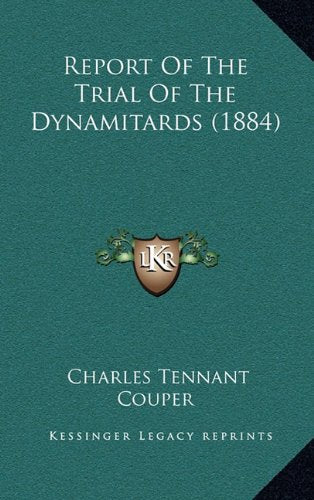 Report Of The Trial Of The Dynamitards (1884) Contemporary literature
