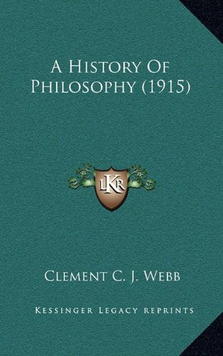 A History Of Philosophy (1915) Politics & History
