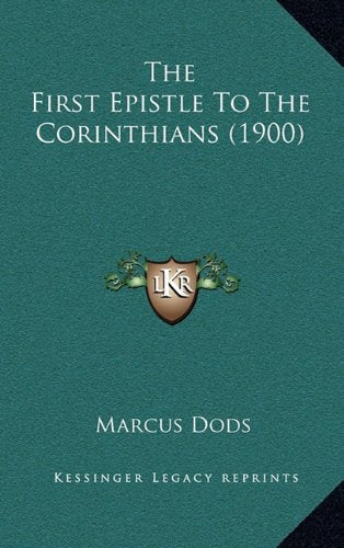 Product Image: The First Epistle To The Corinthians (1900)