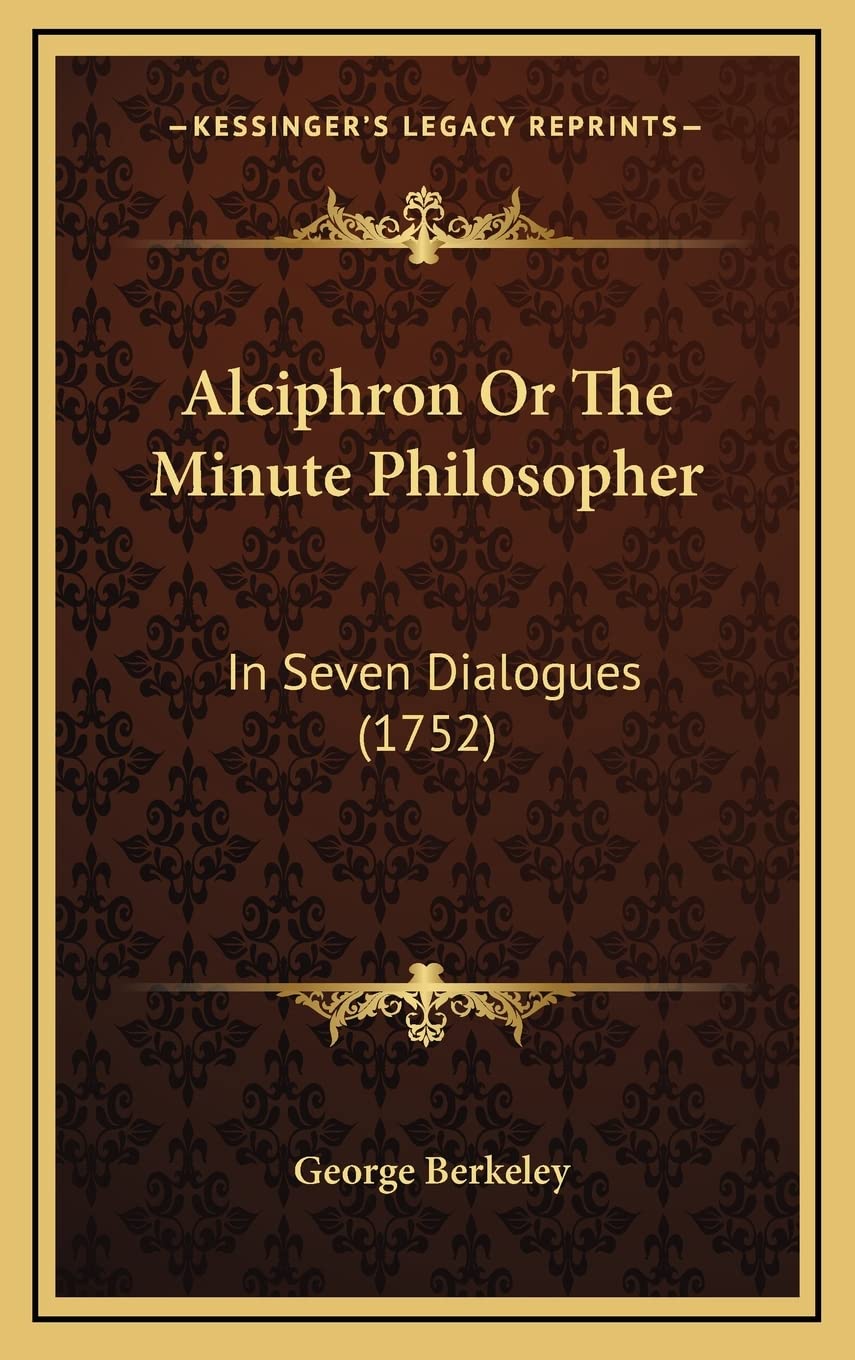 Product Image: Alciphron Or The Minute Philosopher: In Seven Dialogues (1752)