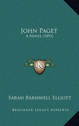 John Paget: A Novel (1893) Contemporary literature