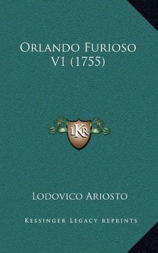 Orlando Furioso V1 (1755) Contemporary literature