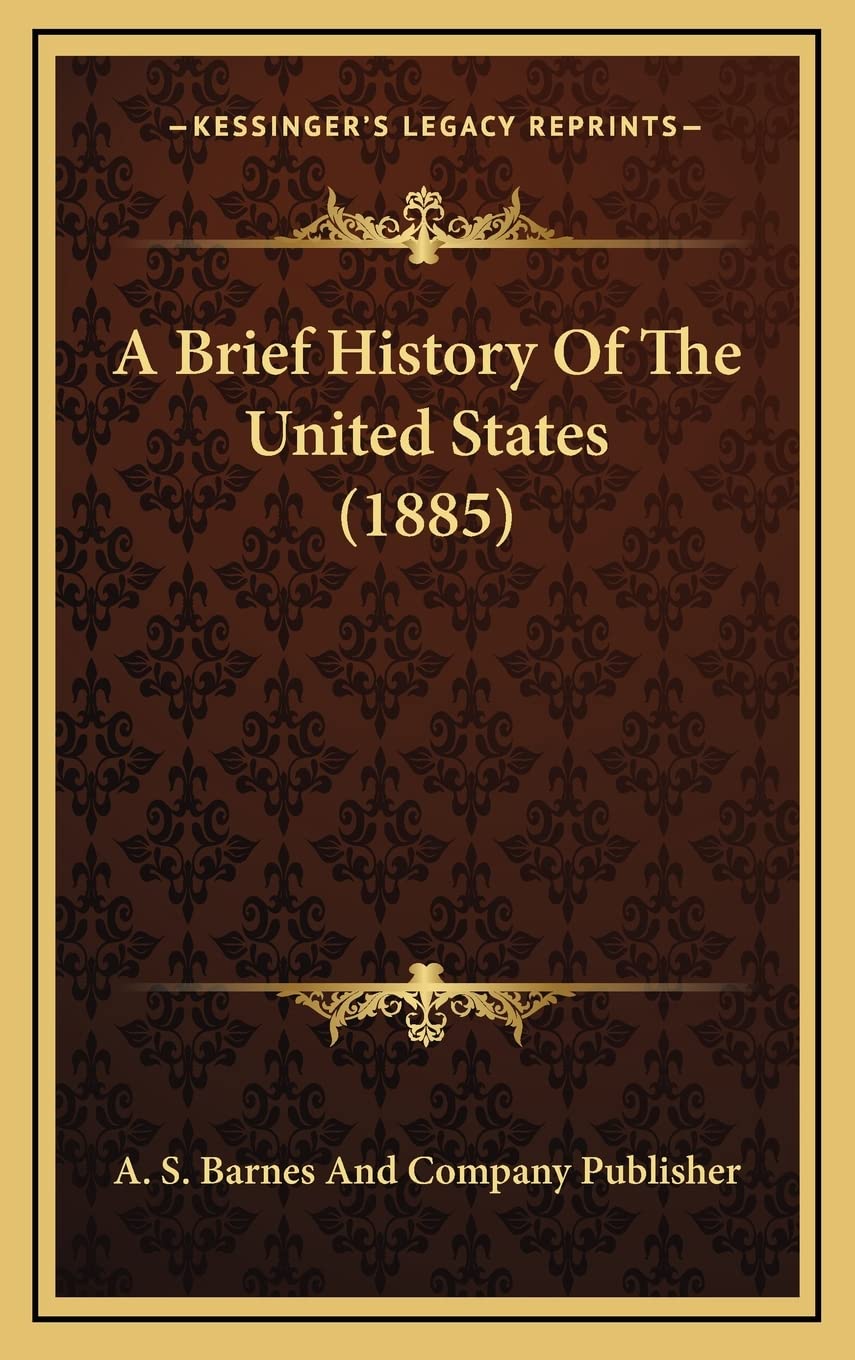 A Brief History Of The United States (1885) Contemporary literature
