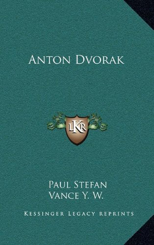 Anton Dvorak Politics & History