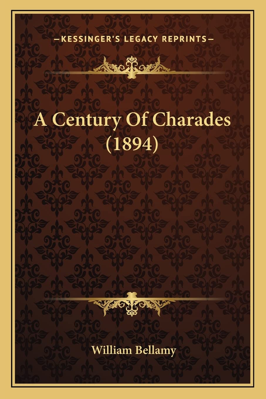 A Century Of Charades (1894) book