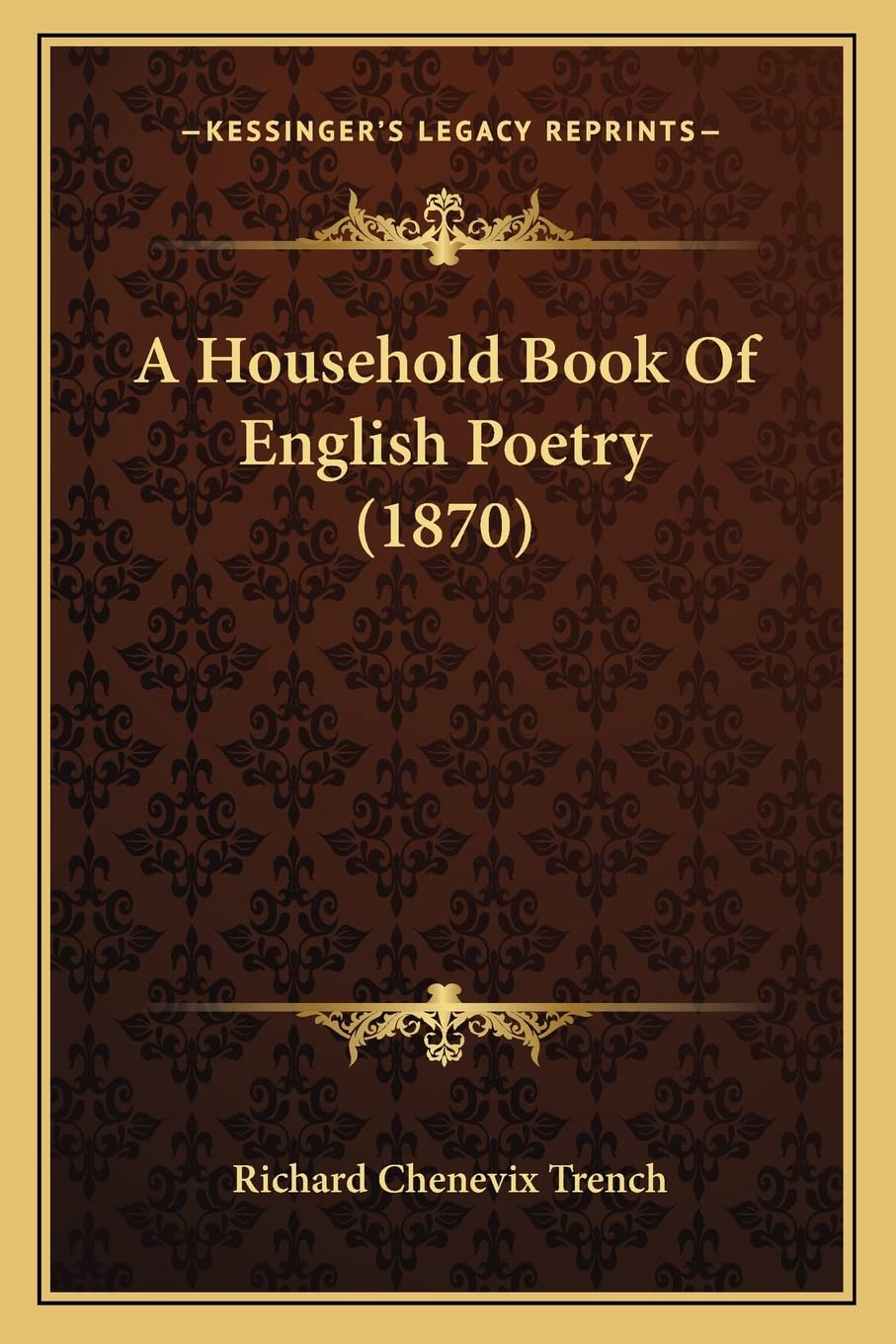 A Household Book Of English Poetry (1870) Poetry