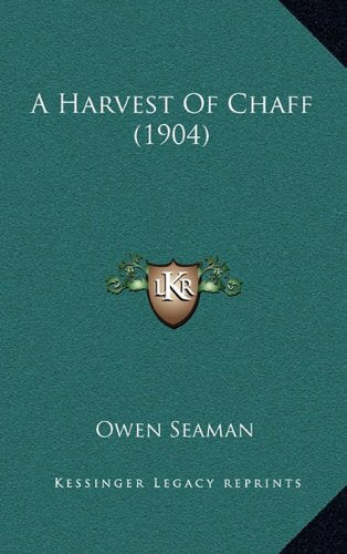 A Harvest Of Chaff (1904) Contemporary literature