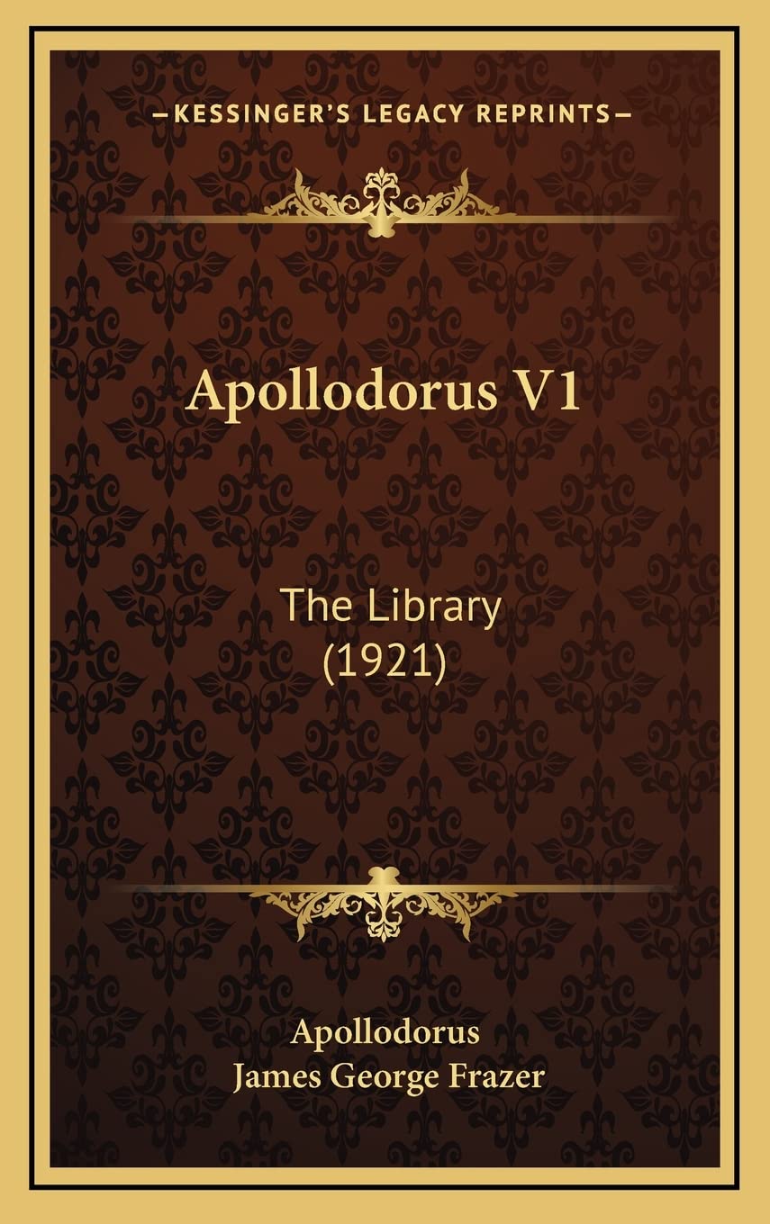 Product Image: Apollodorus V1: The Library (1921)