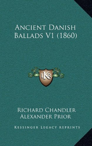 Ancient Danish Ballads V1 (1860) Contemporary literature