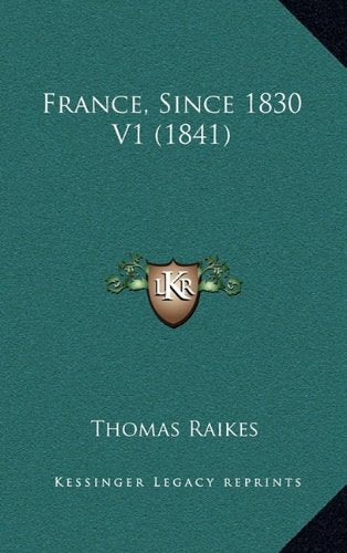 France, Since 1830 V1 (1841) Contemporary literature