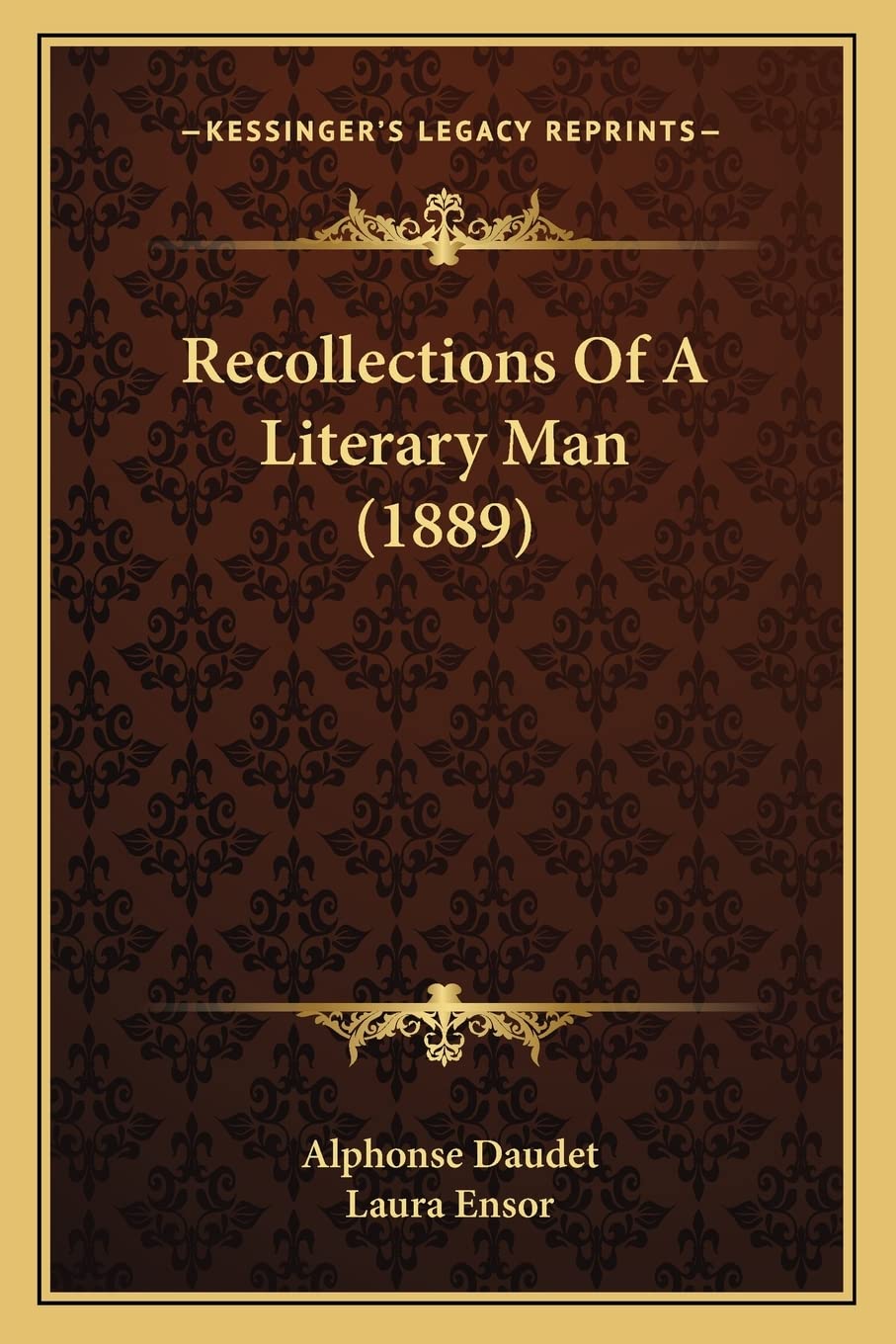 Recollections Of A Literary Man (1889) International