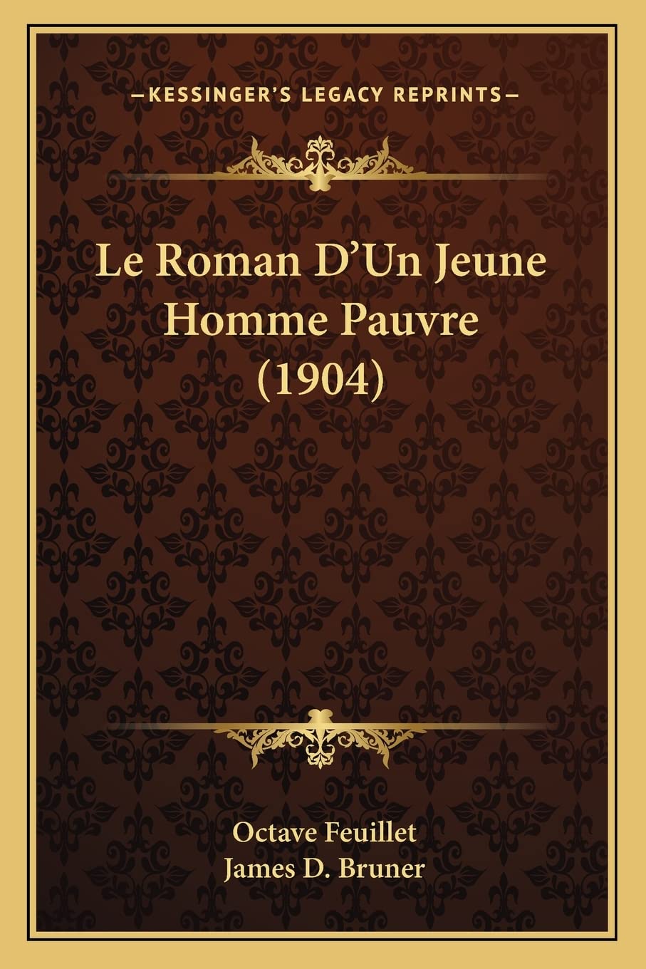 Le Roman D'Un Jeune Homme Pauvre (1904) Contemporary literature