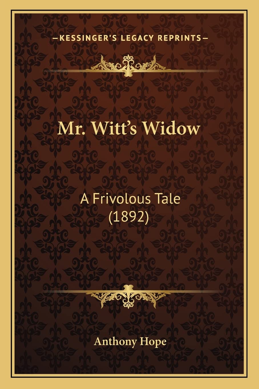 Mr. Witt's Widow: A Frivolous Tale (1892) Contemporary literature