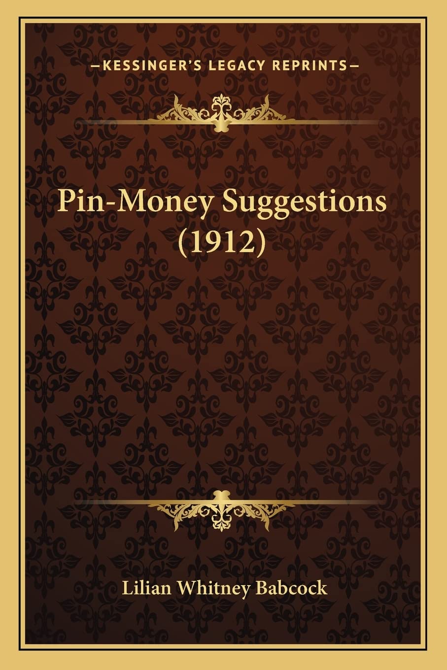Pin-Money Suggestions (1912) General education