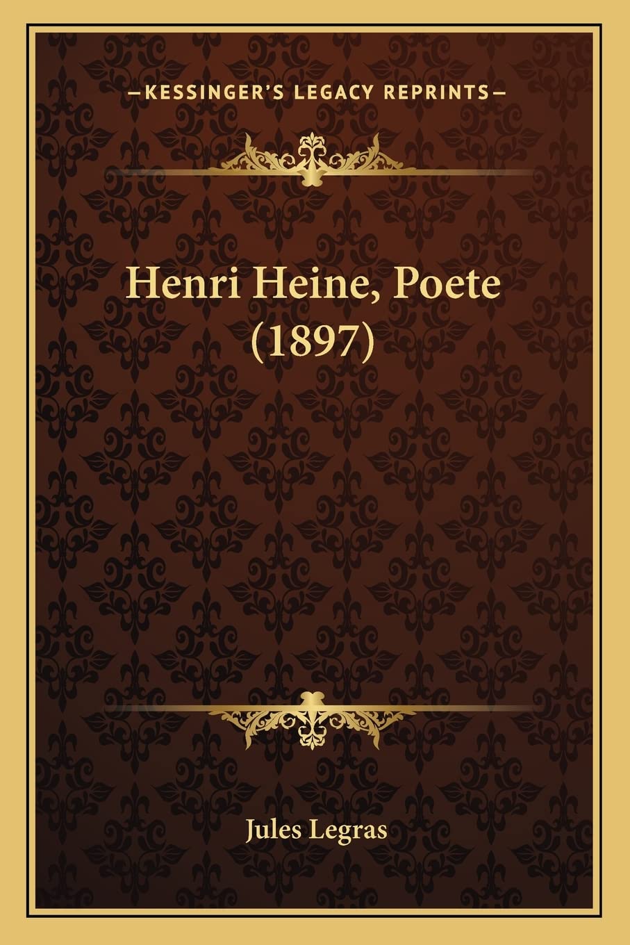 Henri Heine, Poete (1897) book