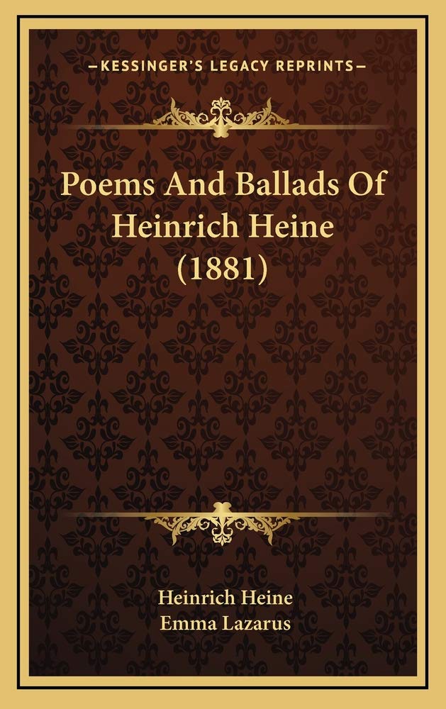 Poems And Ballads Of Heinrich Heine (1881) Contemporary literature