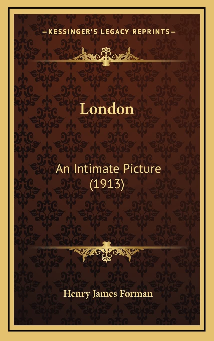 London: An Intimate Picture (1913) Law