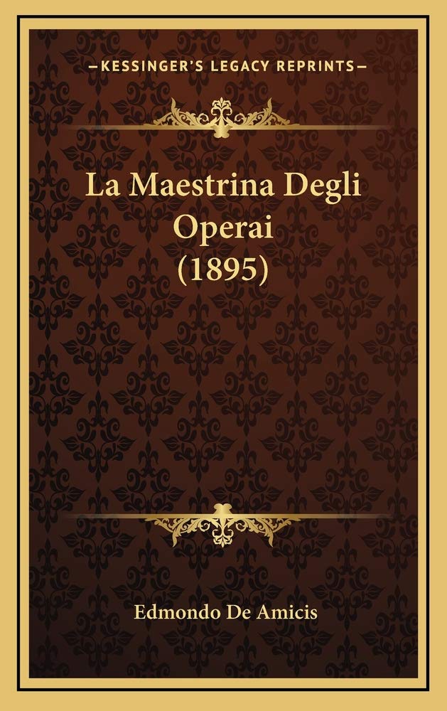 La Maestrina Degli Operai (1895) Contemporary literature
