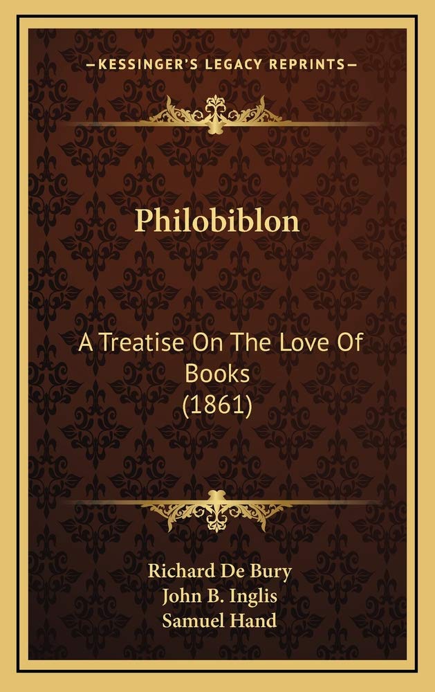 Philobiblon: A Treatise On The Love Of Books (1861) Contemporary literature