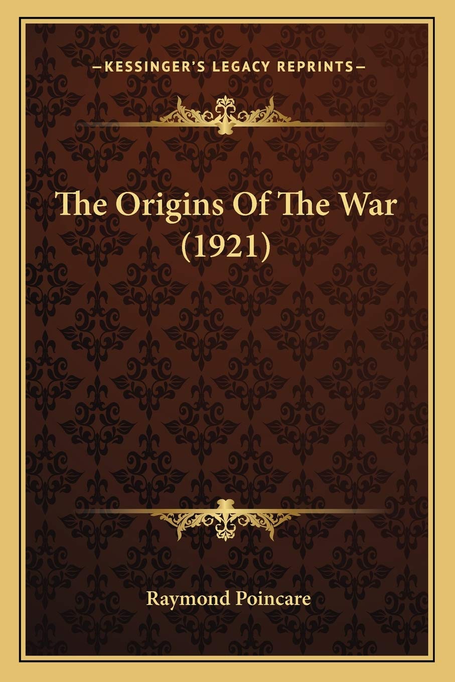 The Origins Of The War (1921) Contemporary literature