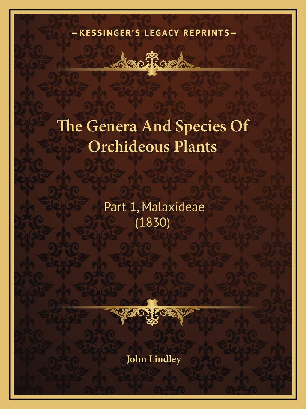 The Genera And Species Of Orchideous Plants: Part 1, Malaxideae (1830) Contemporary literature