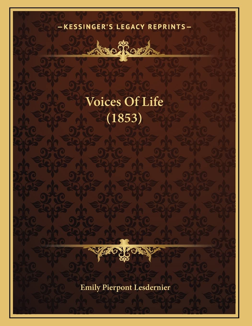 Voices Of Life (1853) Poetry
