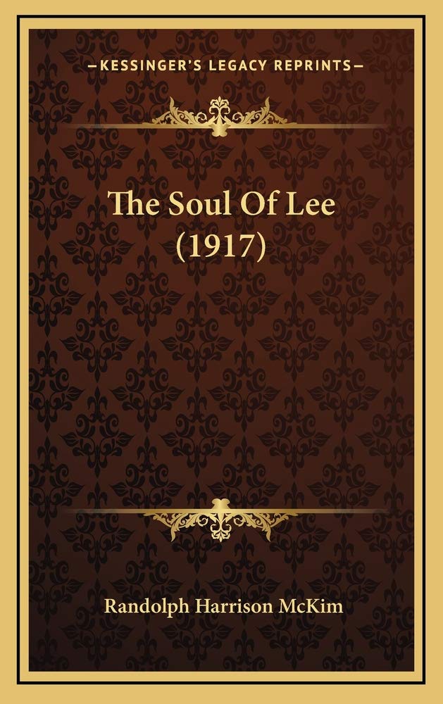 The Soul Of Lee (1917) Contemporary literature