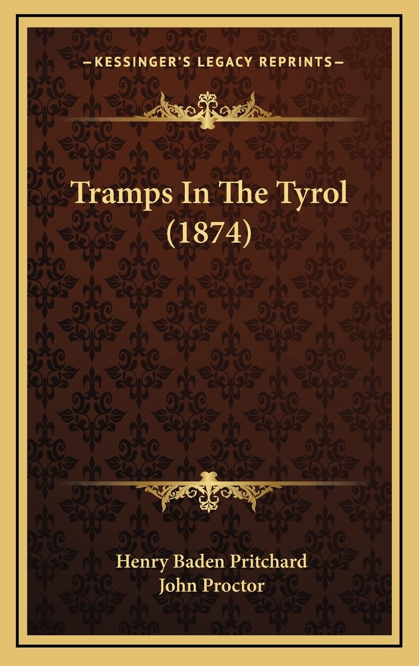 Tramps In The Tyrol (1874) Contemporary literature