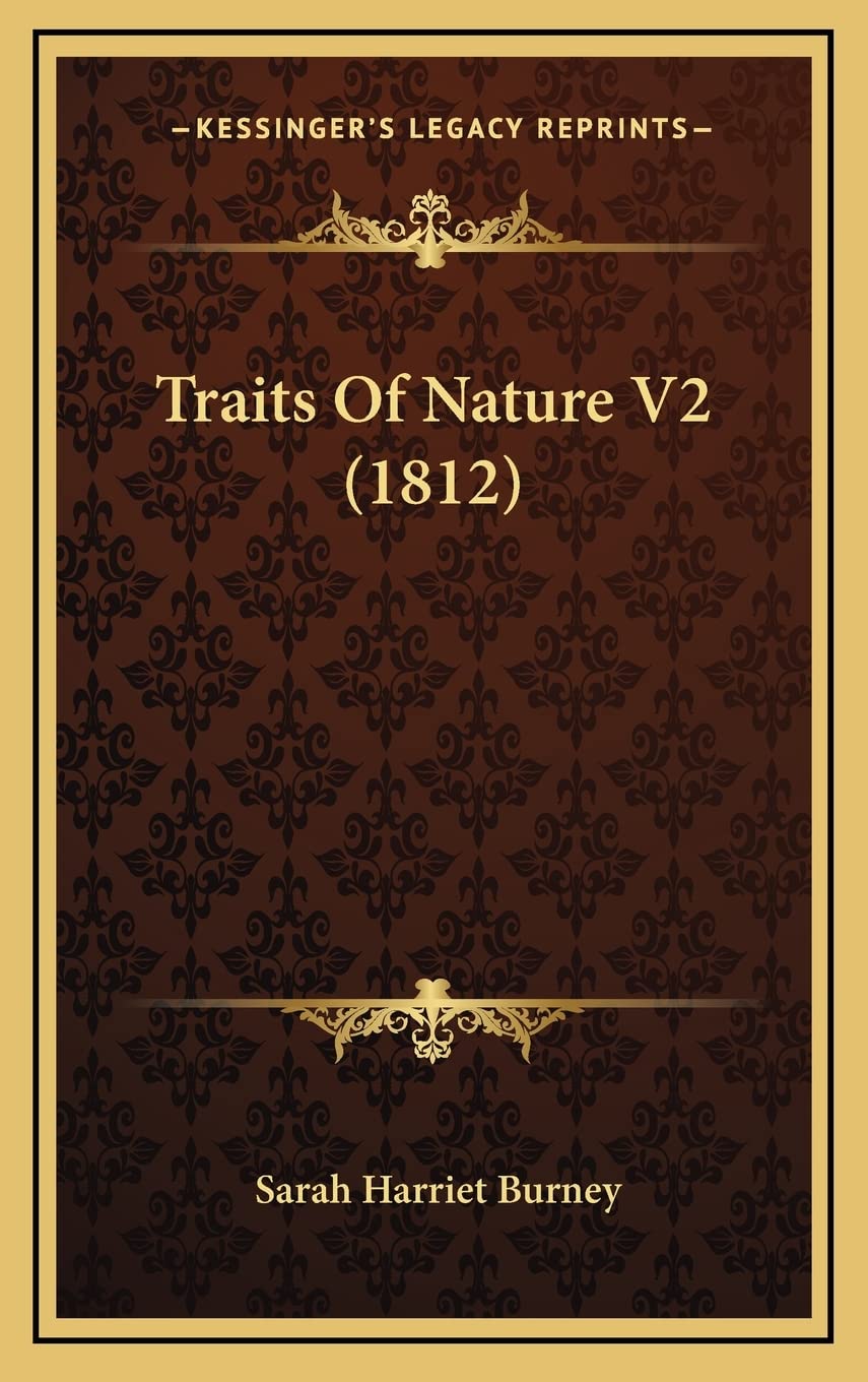 Traits Of Nature V2 (1812) Contemporary literature
