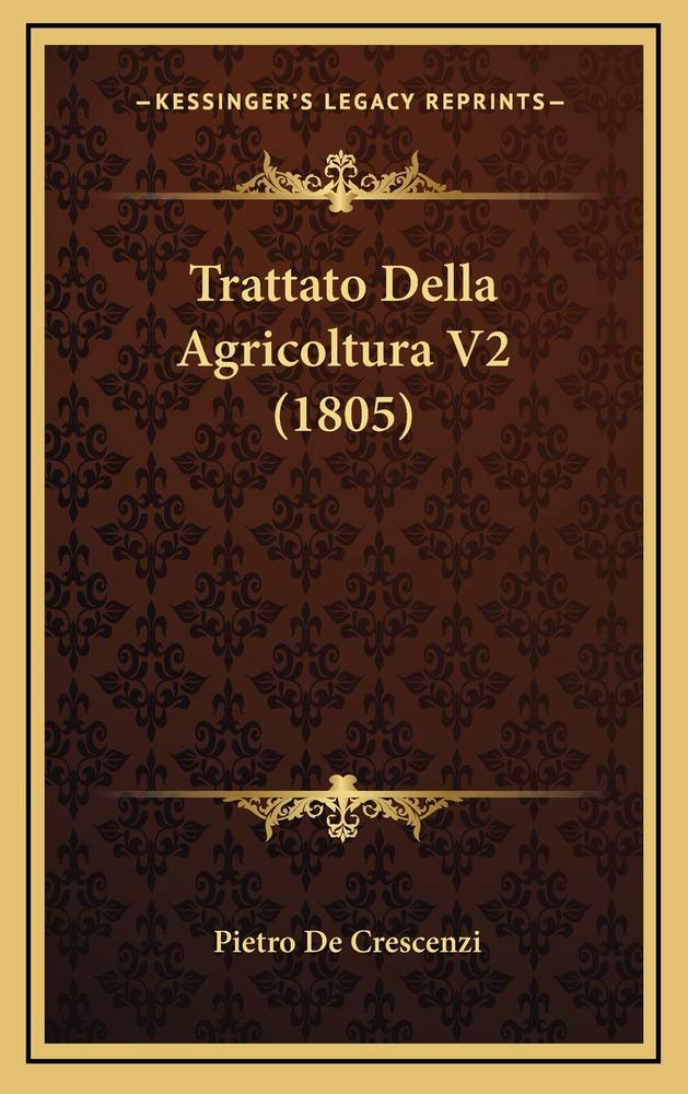 Trattato Della Agricoltura V2 (1805) Contemporary literature