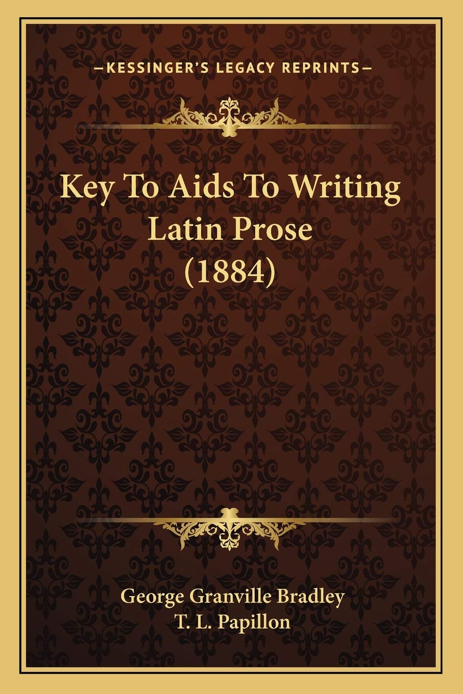 Key To Aids To Writing Latin Prose (1884) Social Sciences