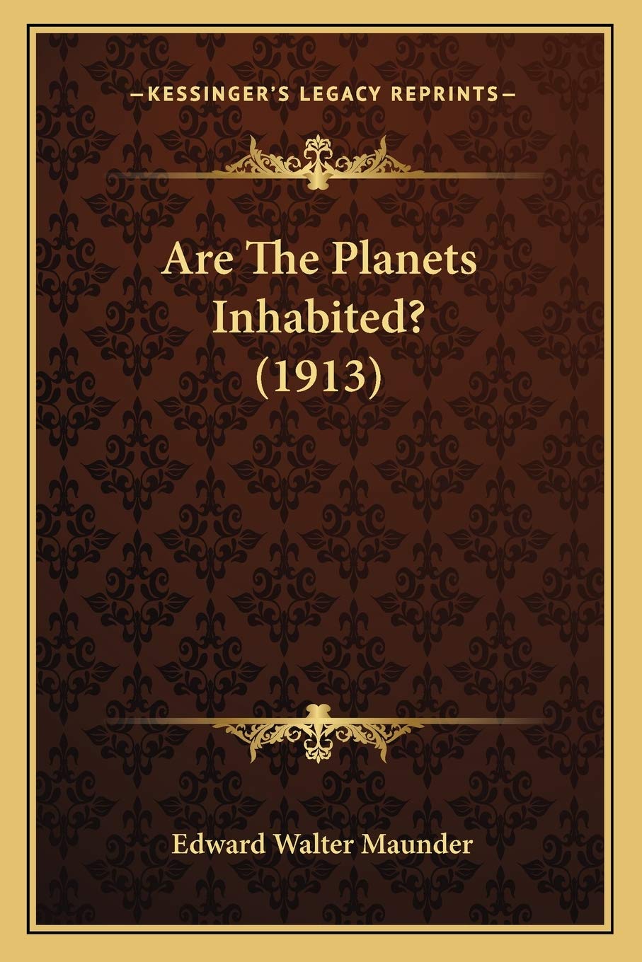 Are The Planets Inhabited? (1913) Philosophy