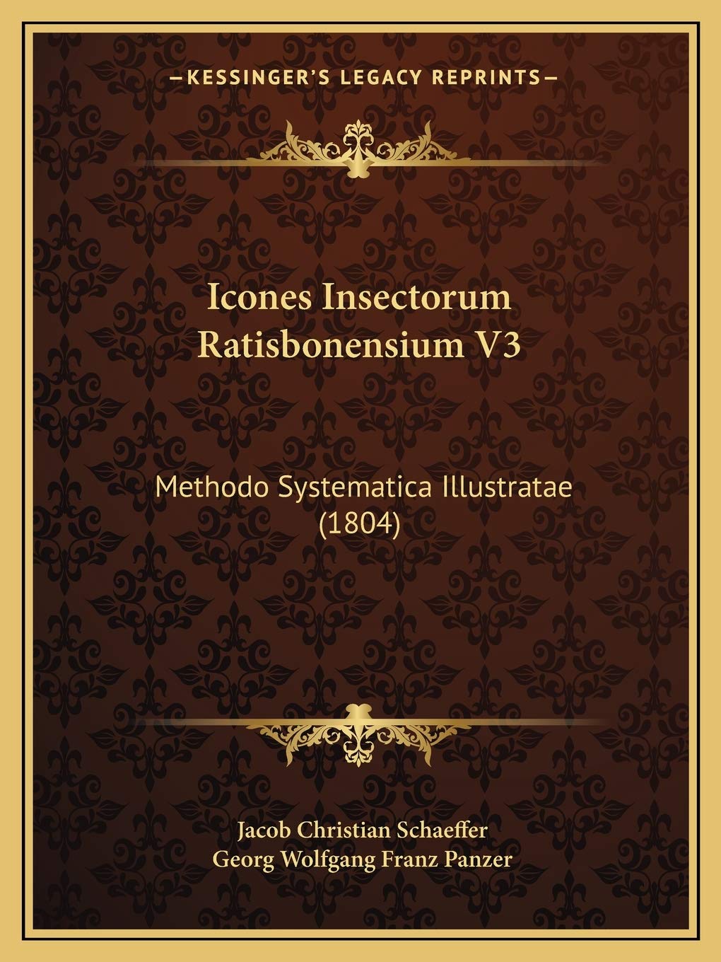 Icones Insectorum Ratisbonensium V3: Methodo Systematica Illustratae (1804) Contemporary literature