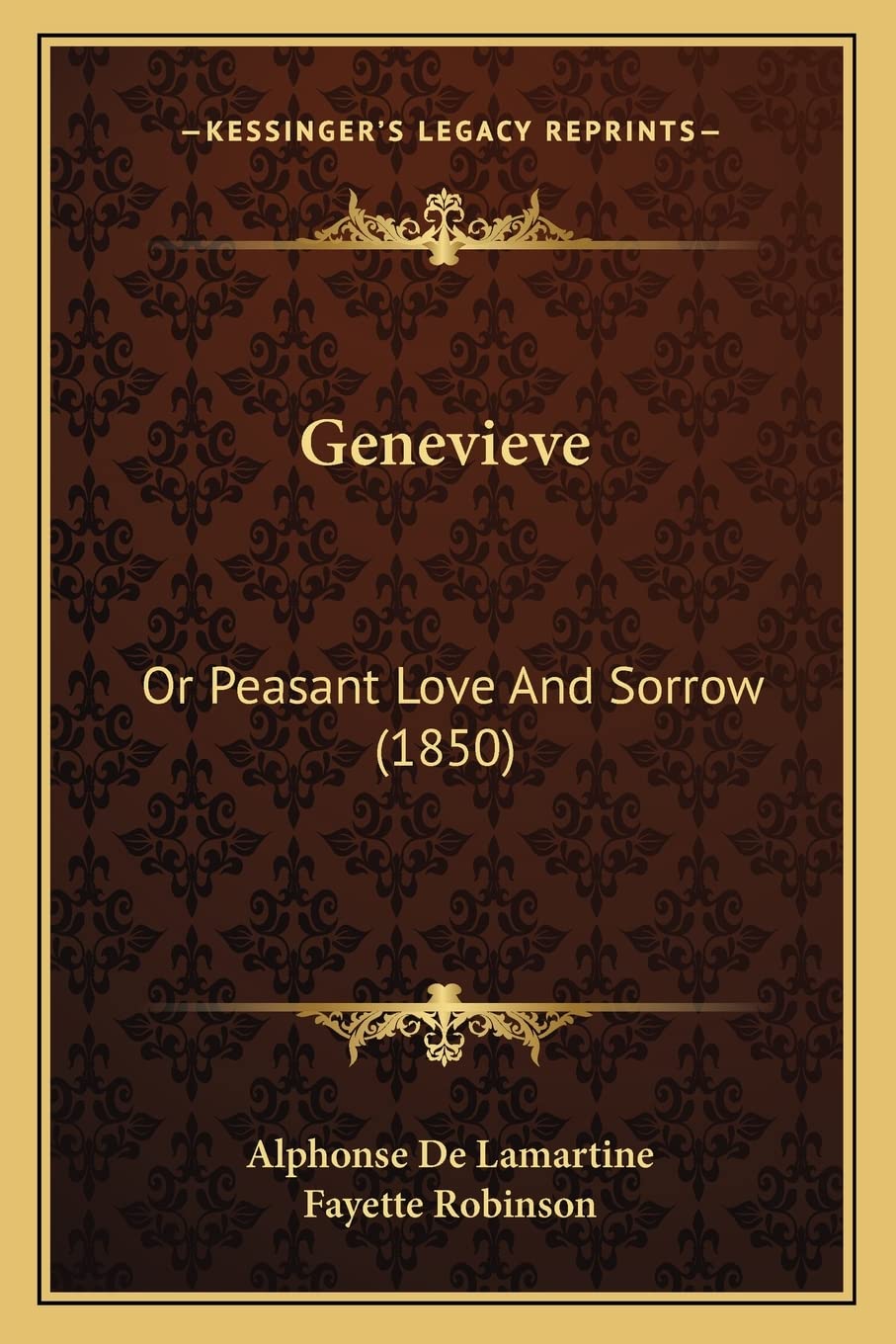 Genevieve: Or Peasant Love And Sorrow (1850) Poetry
