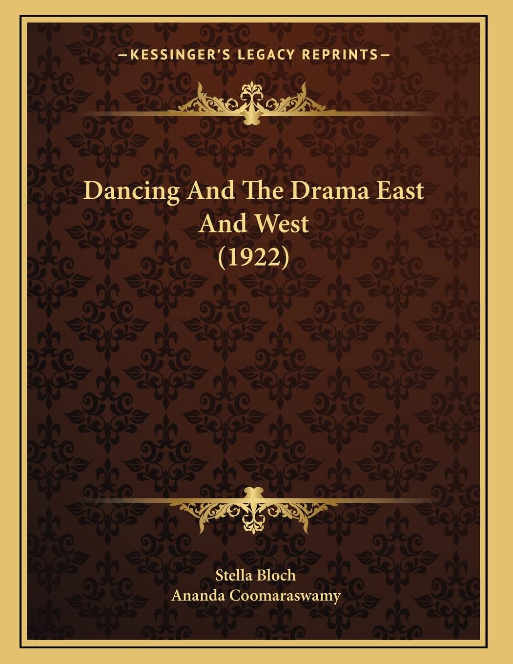 Dancing And The Drama East And West (1922) Drama