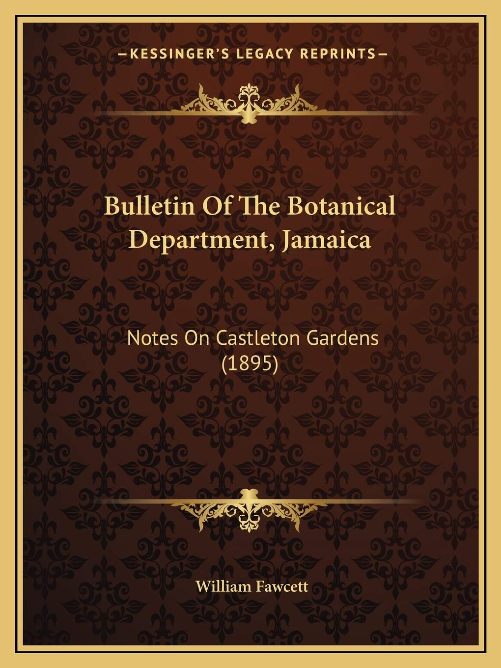 Bulletin Of The Botanical Department, Jamaica: Notes On Castleton Gardens (1895) Contemporary literature