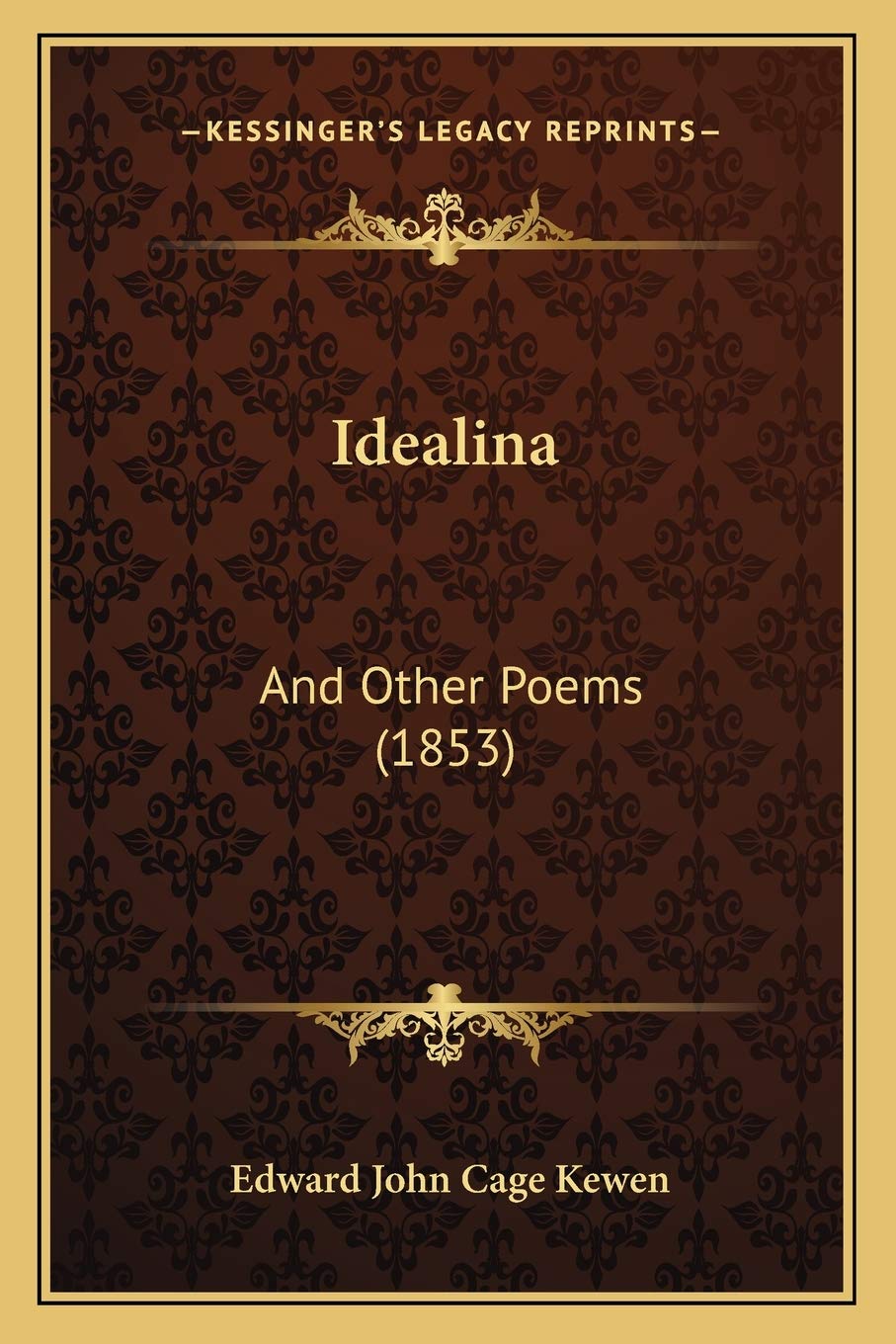 Idealina: And Other Poems (1853) book