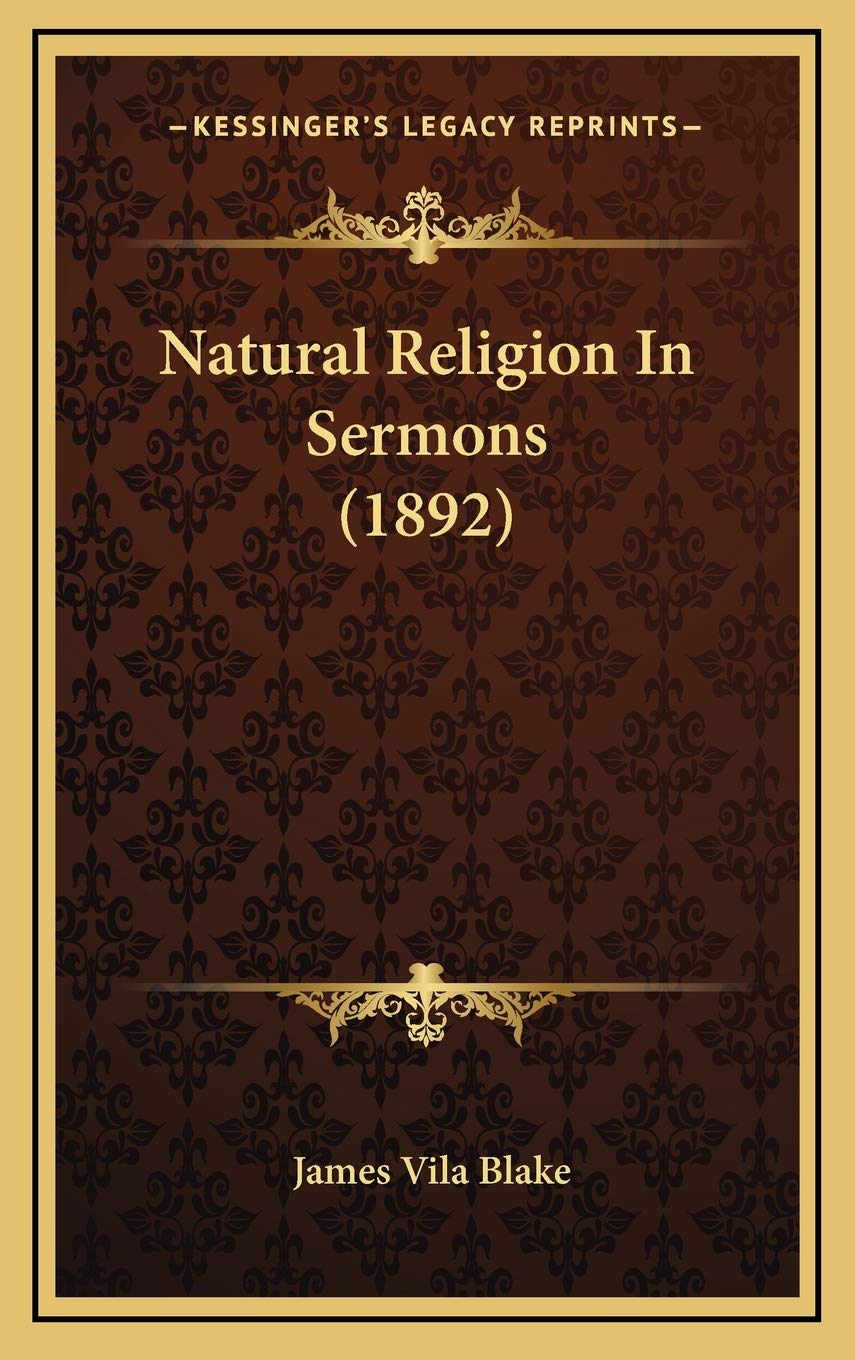 Natural Religion In Sermons (1892) Religion & Esotericism