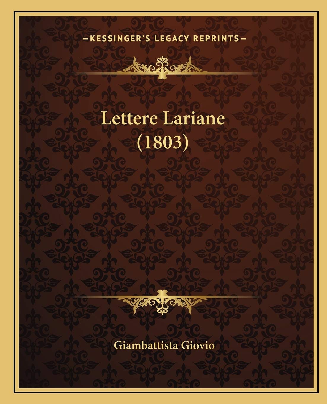 Lettere Lariane (1803) book