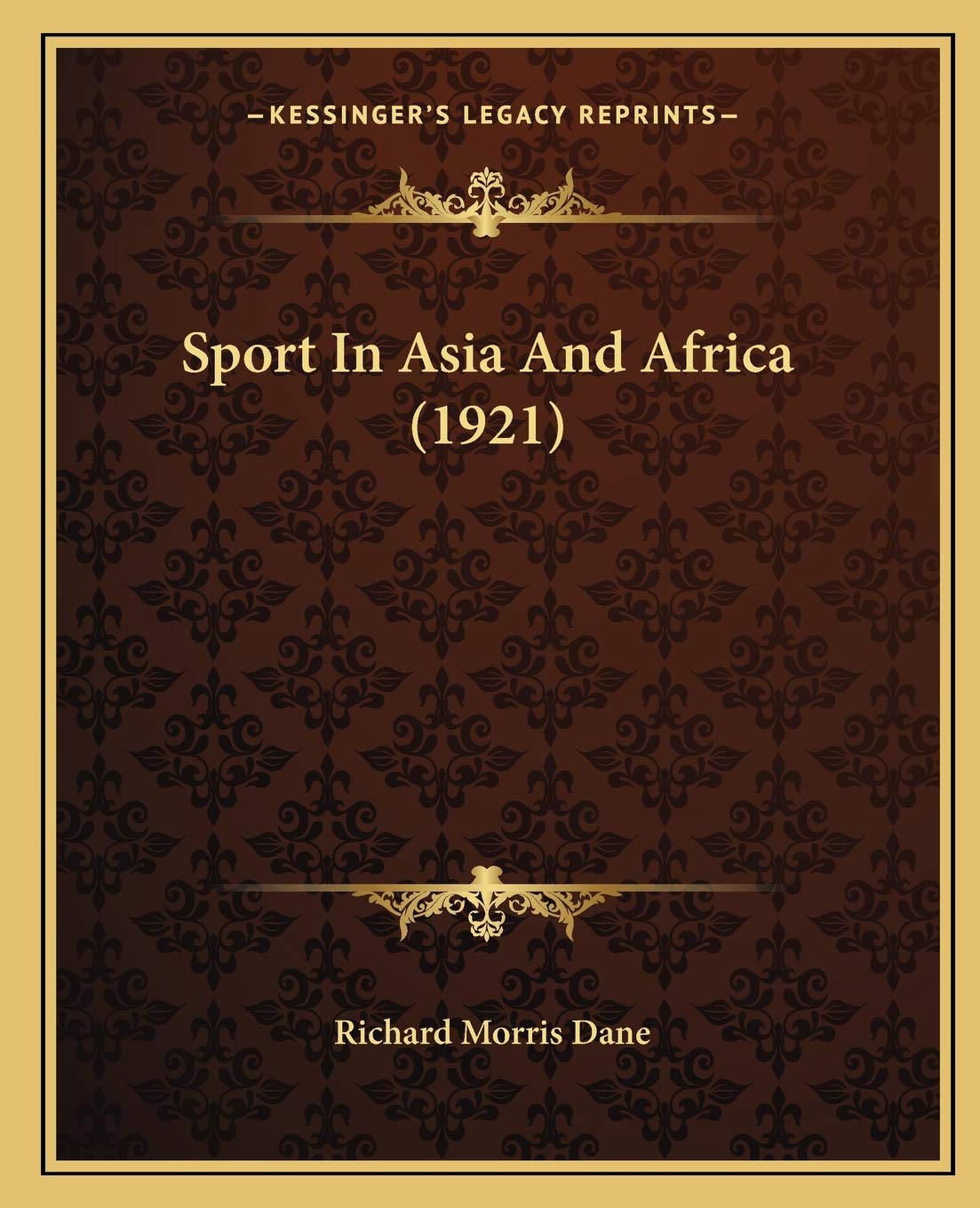 Sport In Asia And Africa (1921) Contemporary literature
