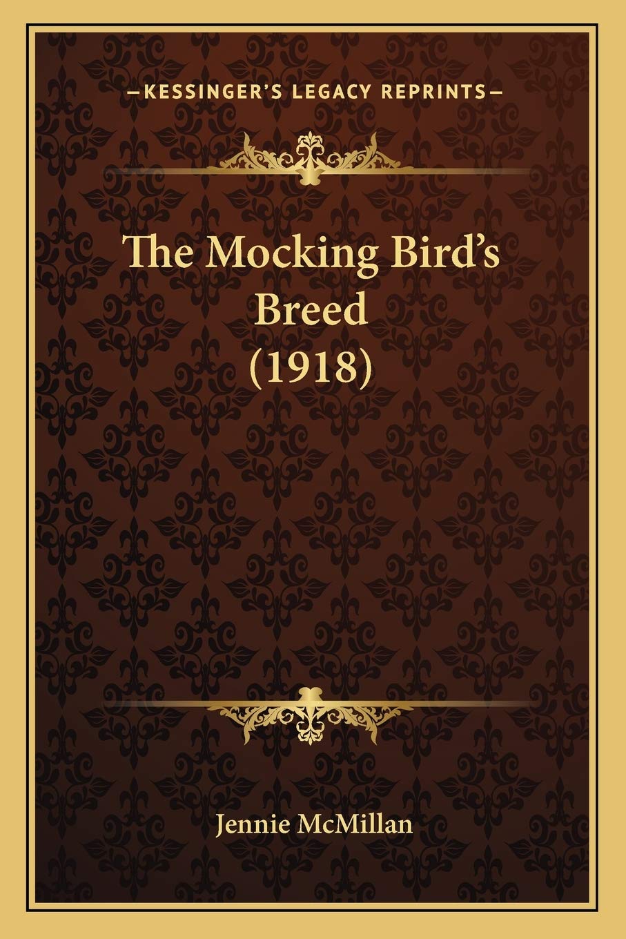 The Mocking Bird's Breed (1918) Poetry
