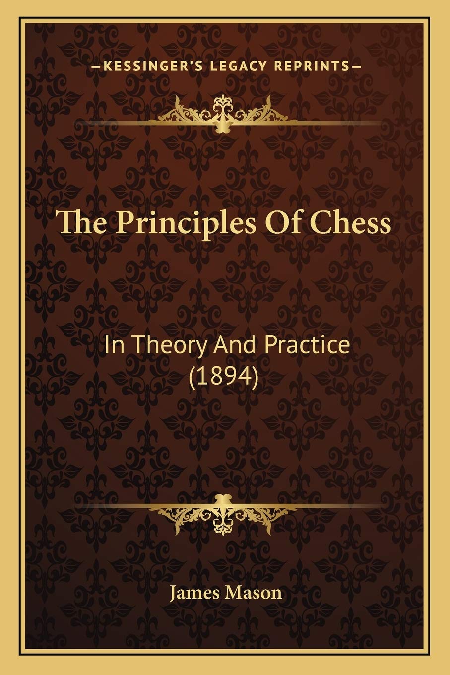The Principles Of Chess: In Theory And Practice (1894) Contemporary literature
