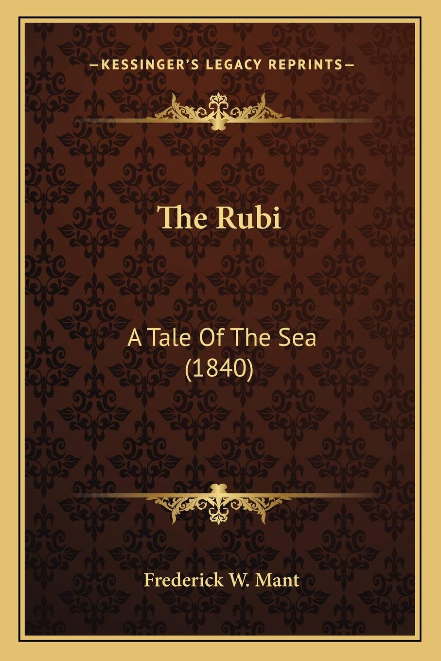 The Rubi: A Tale Of The Sea (1840) Contemporary literature