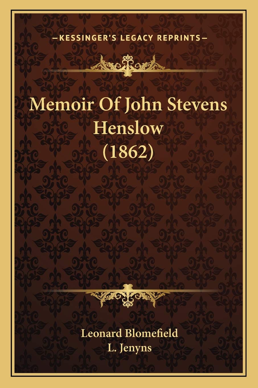 Memoir Of John Stevens Henslow (1862) Essays & Short Stories