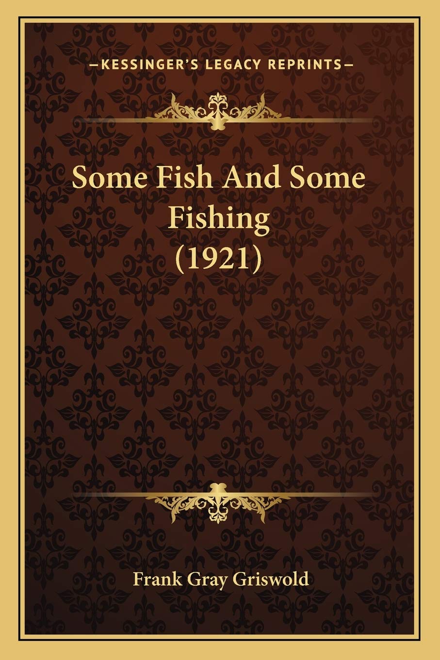 Some Fish And Some Fishing (1921) Contemporary literature