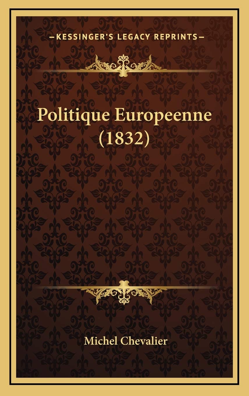 Politique Europeenne (1832) Contemporary literature