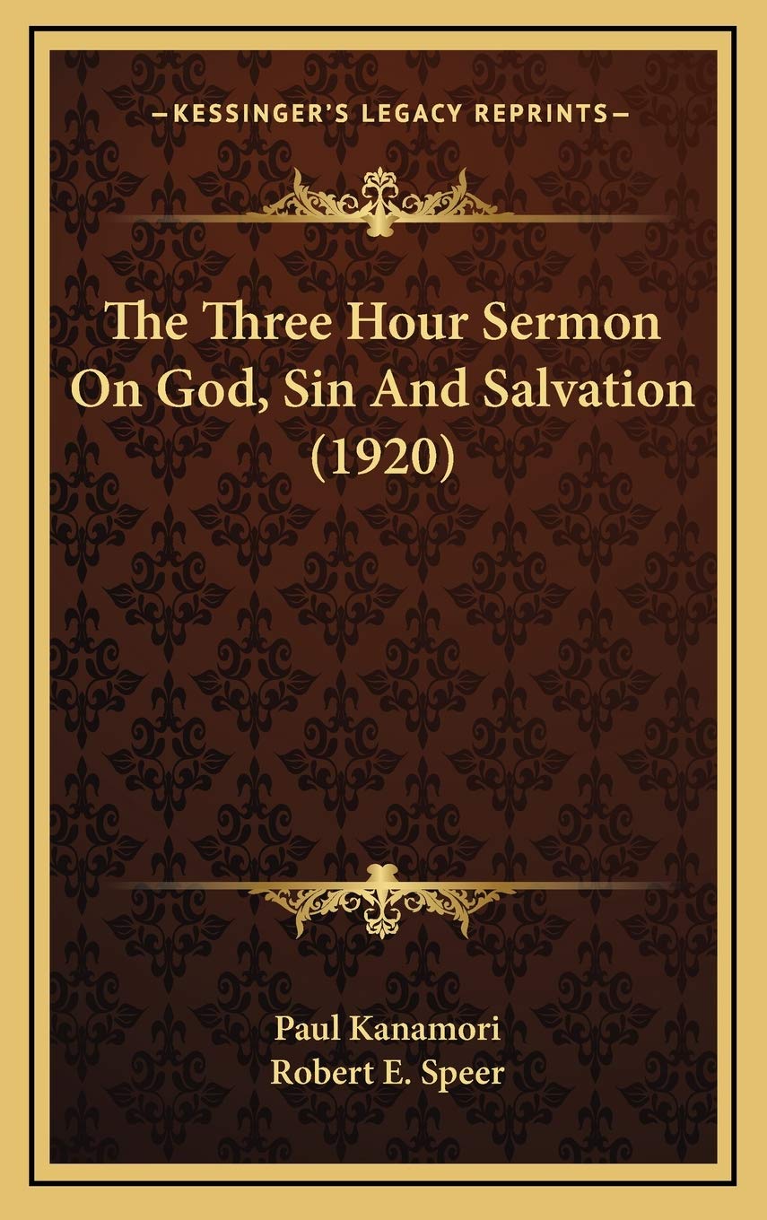 The Three Hour Sermon On God, Sin And Salvation (1920) Religion & Esotericism