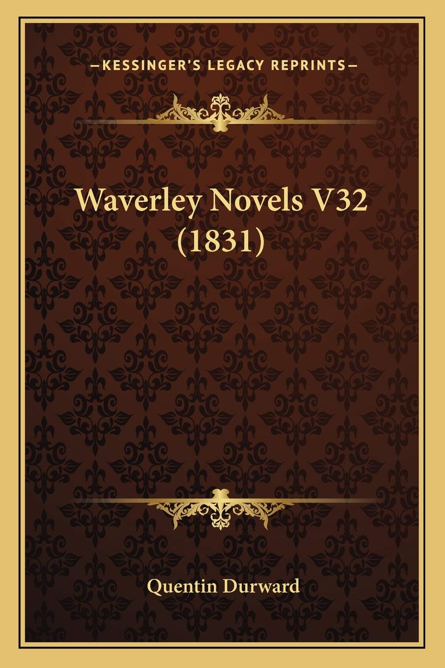 Waverley Novels V32 (1831) Contemporary literature