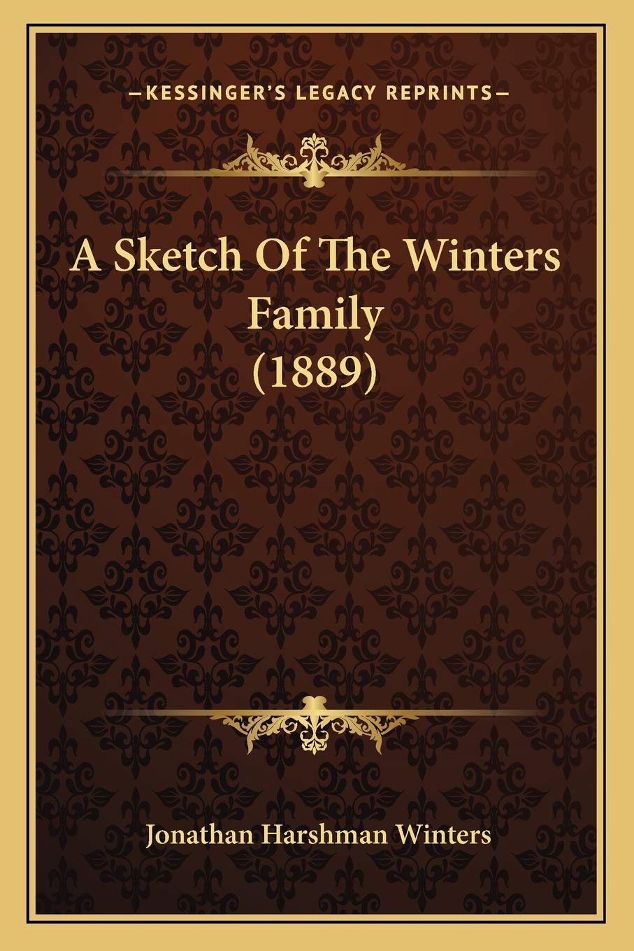 A Sketch Of The Winters Family (1889) Contemporary literature
