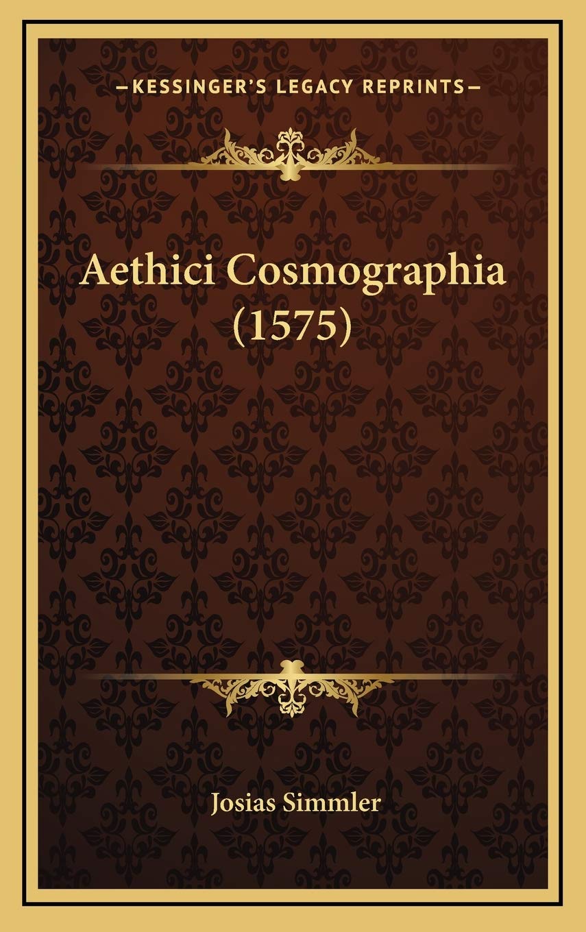 Aethici Cosmographia (1575) Contemporary literature